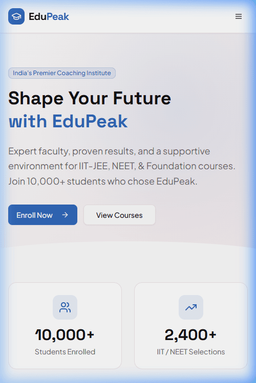 EduPeak Institute – Excellence in Education