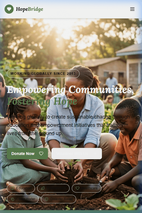 HopeBridge – Fostering Hope Globally